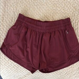 Women's Burgundy Shorts